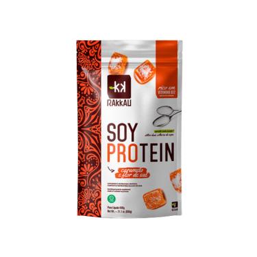Imagem de Kit 2X: Soy Protein Caramelo/Flor de Sal Vegana Rakkau 600g