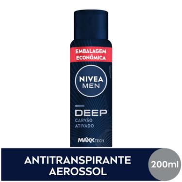 Imagem de Desodorante Antitranspirante Aerossol NIVEA MEN Deep Original 200ml