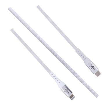 Imagem de Cabo USB-C para Lightning 3 m, Originais iPlace, Branco