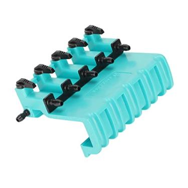 Imagem de AYNEFY Válvula de Controle de Ar para Aquário de 5 Vias, Interruptor Regulador de Ar de Plástico para Bomba de Oxigênio de Tanque de Peixes e Vida Aquática