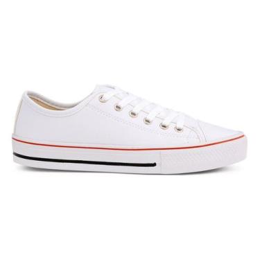 Imagem de Tenis Branco Feminino Star Mega Confortavel Casual Original - Renucci,