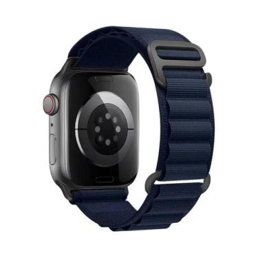 Imagem de Pulseiras De Relógio De Nylon Para Apple Watch Série 10 9 8 7 6 SE Ult