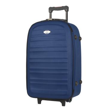 Imagem de Mala de Viagem Média 23kg Luxcel Azul Rodinhas Duplas Cadeado Resistente