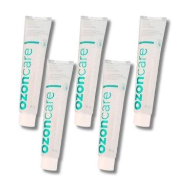 Imagem de Kit 5 Ozoncare Creme Dental Vegano 90g Ozonizado