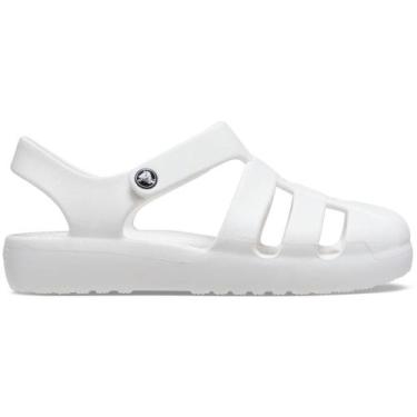 Imagem de Sandália Crocs Classic Fisherman K White, 29, White