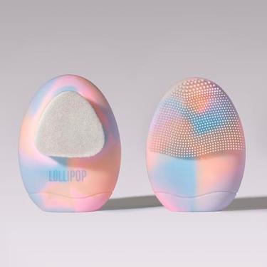 Imagem de LOLLIPOP Esfoliante Facial de Silicone de Dupla Face Tamanho da Palma da Mão, Esfoliante Facial, Limpador de Escova Facial Sintética, Escova de Limpeza Facial para Massageador Rainbow