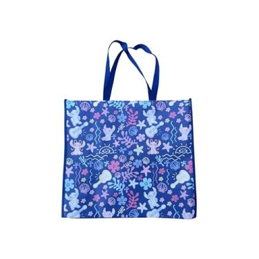 Imagem de Legacy Licensing Partners Sacola reutilizável Disney Stitch with his Girlfriend Angel Giant extragrande 66 cm