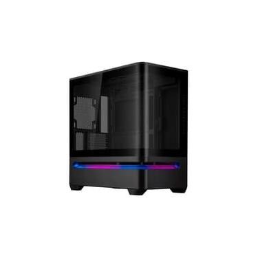 Imagem de Gabinete Gamer ASUS PRIME AP202, Mid Tower, M-ATX, Lateral e Frontal em vidro, Estilo Aquário, Preto - 90DC00P0-B00000