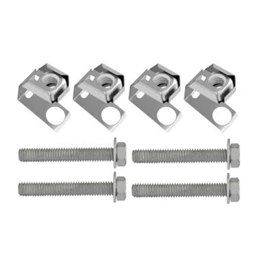 Imagem de Kit de hardware de flange do coletor de escape 03442 (parafuso, porca em U) serve para Dodge Durango Ram 1500 2500 3500 4500 5500 Jeep Wrangler Grand Cherokee 2004-2024 55366000AA 6035470AS