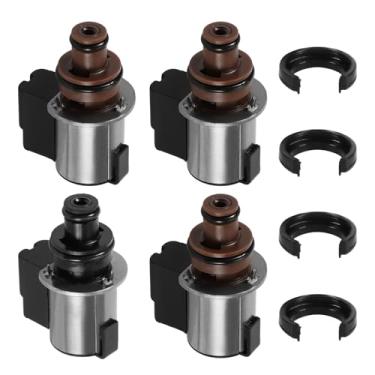 Imagem de Kit de solenoide CVT de 4 peças para transmissões TR580 TR690 para Subaru Crosstrek Forester Legacy Outback Impreza, inclui controle de pressão de 3-3,5 e 12-13 Ohms e solenoides de travamento
