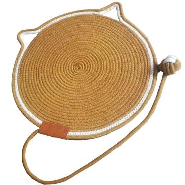 Imagem de Tapete Cama Arranhador Gatos Rasqueavel Pet Animais Estimaçao Felino Brinquedo Confortavel Relaxante