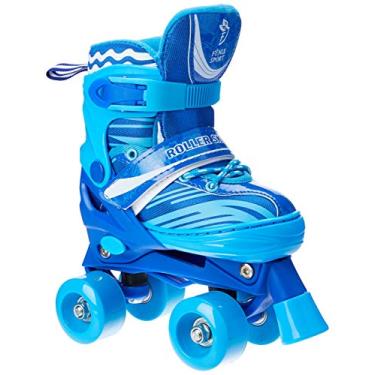 Imagem de Patins 4 Rodas Ajustáveis Fenix Azul