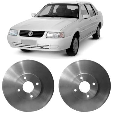 Imagem de Par Disco Freio Santana 1.8 2.0 94 A 2006 Diant Ventilado