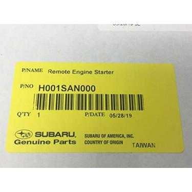 Imagem de Subaru Início remoto 2020-2025 Legacy & Outback com Push Start H001SAN001 OEM genuíno