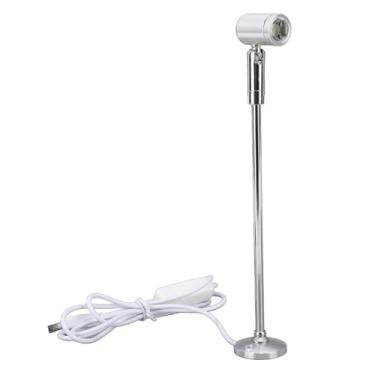 Imagem de Dpofirs Luz para Joias, Holofote Com Display Led Em pé, Mini Lâmpada de Alumínio Alimentada por Usb, para Armários, Pintura de Artes, Mesas de Vitrine (Luz Branca)