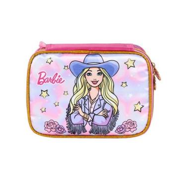 Imagem de Estojo Penal Box Escolar Luxo Barbie Boiadeira Ei42654 - Luxcel