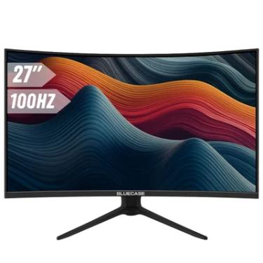 Imagem de Monitor Gamer Curvo 27" Full HD 100Hz 3ms, DisplayPort HDMI VESA, HDR ClearView, LightSafe Bluecase - BM27FFD2GC