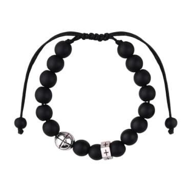 Imagem de Guqqeuc Pulseira de basquete de beisebol, futebol, presentes para homens, pulseiras esportivas inspiradoras para jogadores, membros do time, presentes de aniversário e Páscoa para irmão, filho