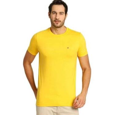 Imagem de Camiseta Tommy Hilfiger Ess Seasonal Reg Fit Solid Tee Bordô-Masculino