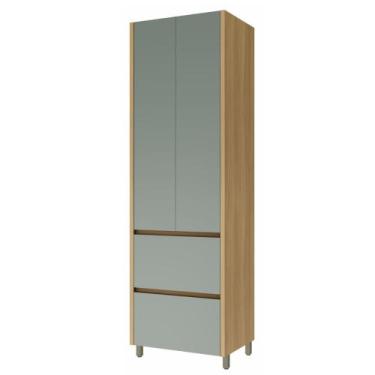 Imagem de Armário de Cozinha Paneleiro 2 Portas 2 Gavetas 100% Mdf Raissa Nesher