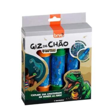 Imagem de Giz De Chão 3 Cores BRW Raptors, Raptors