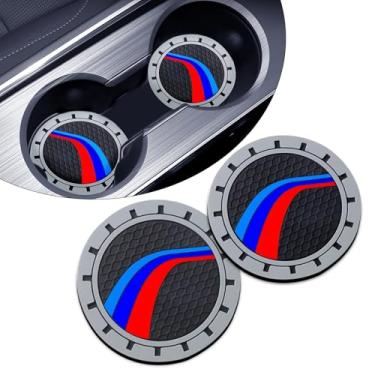 Imagem de Erivis 2 peças de porta-copos de carro para Buick Envista Encore GX Envision Enclave Interior Acessórios, Porta-copos de carro de silicone antiderrapante embutido com logotipo esportivo fluindo em 3