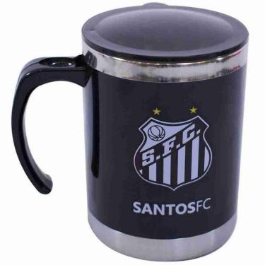 Imagem de Caneca Térmica Com Tampa 450ml - Santos-Unissex