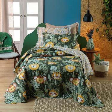 Imagem de Cobre Leito Infantil Casual Kids Com Porta Travesseiro Selva - Casal