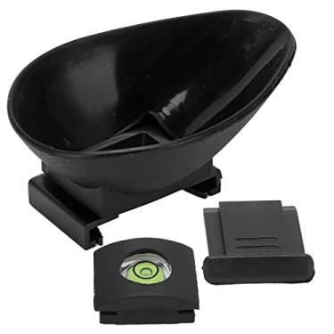 Imagem de Visor ocular para câmera para D300, D200, D90, D80, D7000, D7100, D5200 e D510. O design oval de 22 mm oferece maior conforto e proteção para visor. Sapato frio de nível