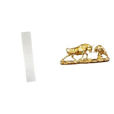 Imagem de Whtkoph Abajur para Sala de Estar com Figura de Touro, Estátua de Urso E Touro para Feng Shui, Escultura Moderna Chinesa de Gado para Decoração.