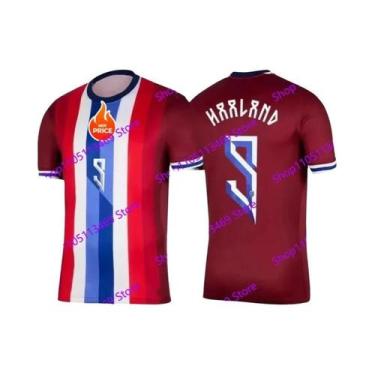 Imagem de Camisa De Futebol Da Noruega Vermelha Versão Torcedor Harland Odegao P