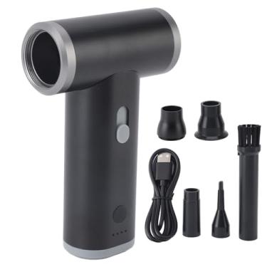 Imagem de GLOGLOW Sopradores de Folhas Espanador de Ar Elétrico, Ventilador de Turbina Portátil de 110000rpm Mini Soprador Recarregável para Carros Computadores Teclados Ao Ar Livre Nan