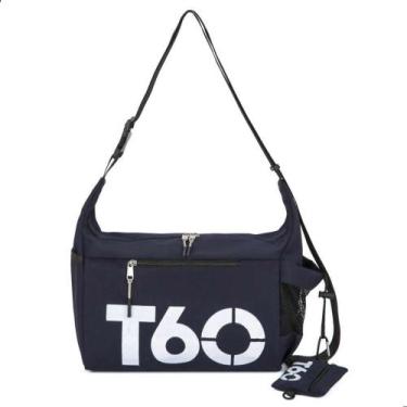 Imagem de Bolsa Mala de Ombro Transversal Esportiva Academia Lazer Trabalho Facu