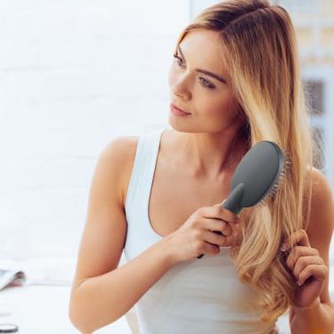 Imagem de Escova de cabelo para desvio, segura para guardar esconderijos, escova de cabelo para viagem de 19 cm com compartimento oculto secreto de 1,7 cm, cofre de diversão segura para a praia, escova de