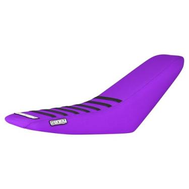 Imagem de Enjoy Mfg Capa de assento - Compatível com Riding Times GT73/GT73 Pro eMoto Bike_#540 (toda roxa com nervuras pretas)