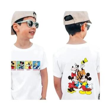 Imagem de Camisetas De Algodão Disney De Verão Para Família Casal Crianças Combi