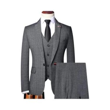 Imagem de Terno Masculino Elegante Slim Fit Para Negócios, Casual E Casamento 6X