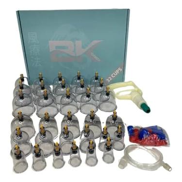 Imagem de Kit de Ventosa para ventosaterapia com 12, 24 e 32 Copos BK BASIC (24 Copos)