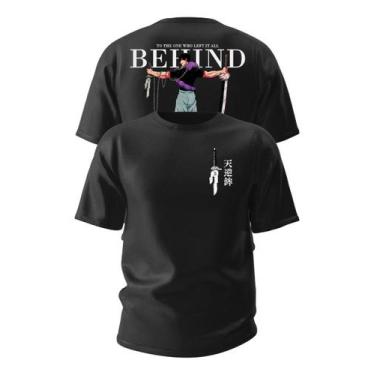 Imagem de Camisa Toji Fushiguro Behind Jujutsu Kaisen Algodão - Luken, Preto, M