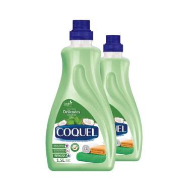 Imagem de Kit 2 Sabão Lava Roupa Líquido Coquel Cocó e Ervas 1,5L Cada