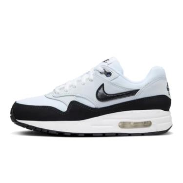 Imagem de Nike Tênis infantil Air Max 1 grande (DZ3307-106, branco/preto-platina pura), Branco/Preto/Platina pura, 17