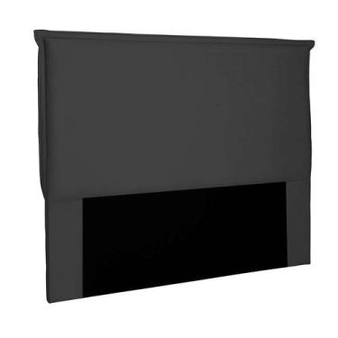 Imagem de Cabeceira King Veneza Suede Preta - Spezzia Decor
