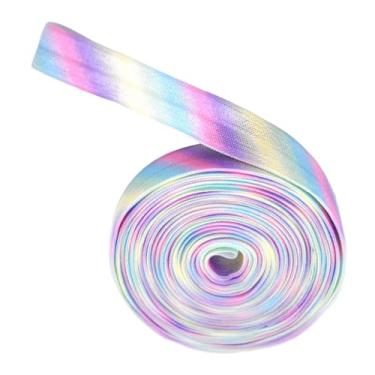 Imagem de Pegciuho Corda de Pular Chinesa para Crianças, Faixa Elástica para Pular Corda, Brinquedo de Corda Chinesa de 300 Cm de Comprimento, Corda de Pular em Grupo, C, Cor gradiente