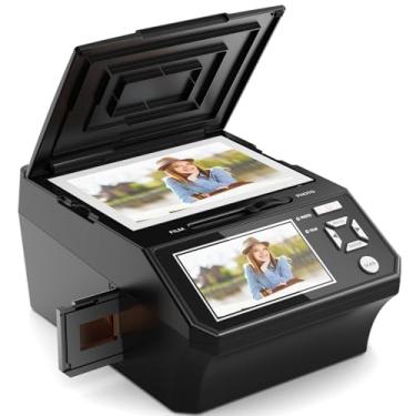 Imagem de Scanner de filmes e fotos com tela LCD de 5 polegadas, converte fotos, negativos e slides de filme 135/110, cartão de visita para fotos digitais de 22 MP, cartão SD de 8 GB incluído