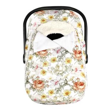 Imagem de Capa de assento de carro de inverno para bebês meninas, meninos, superquente, de lã de pelúcia, essencial para o inverno, assento de carro Skip Hop, assento de carro de inverno com zíper duplo para