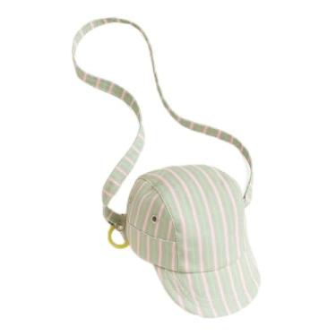 Imagem de Bolsa de ombro listrada, bolsa transversal estilo vintage com design exclusivo, bolsa feminina compacta, Verde, Medium, Mochila casual