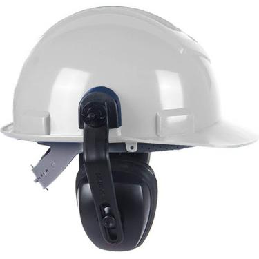 Imagem de Capacete Branco Com Abafador - 3180 - Ledan