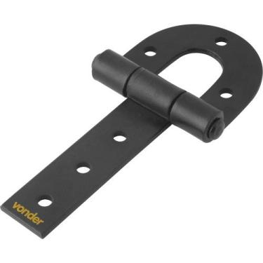 Imagem de Dobradiça para porteira 330mm aço carbono pintado Vonder