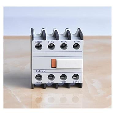Imagem de Contator AC Contator CJX2 LC1. Bloco auxiliar F4-22 F4-13 F4-31 F4-40 F4-04 4 hastes