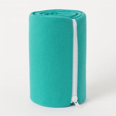 Imagem de Capa De Colchão Casal 138x188x25cm em Algodão com Ziper Lateral Fácil Colocar Linha Luxo Fio 30/1 (Verde, Casal)